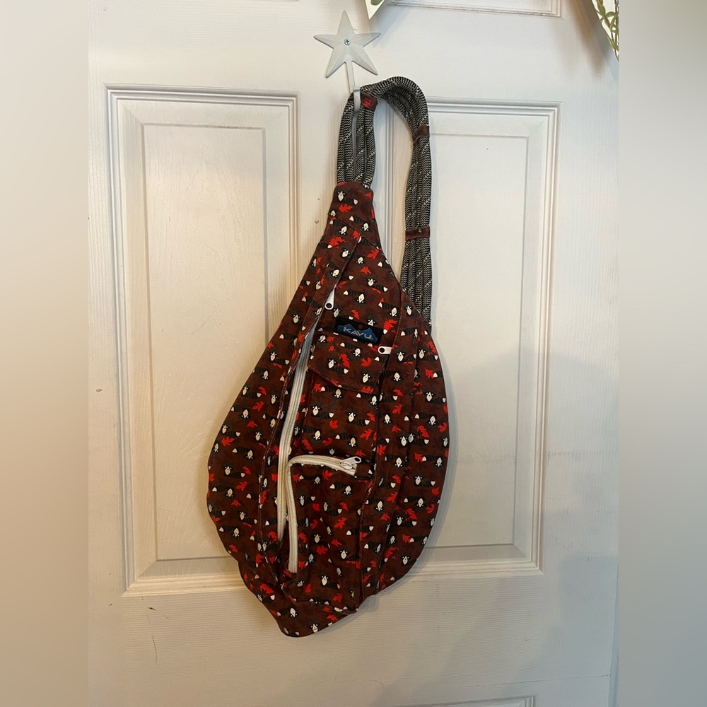 Kavu Sling Bag with Raccons